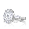 5.57ct Oval Cut Diamond Engagement Ring