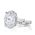 5.57ct Oval Cut Diamond Engagement Ring
