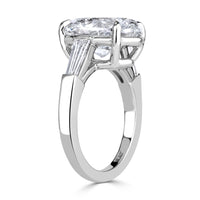 5.57ct Oval Cut Diamond Engagement Ring