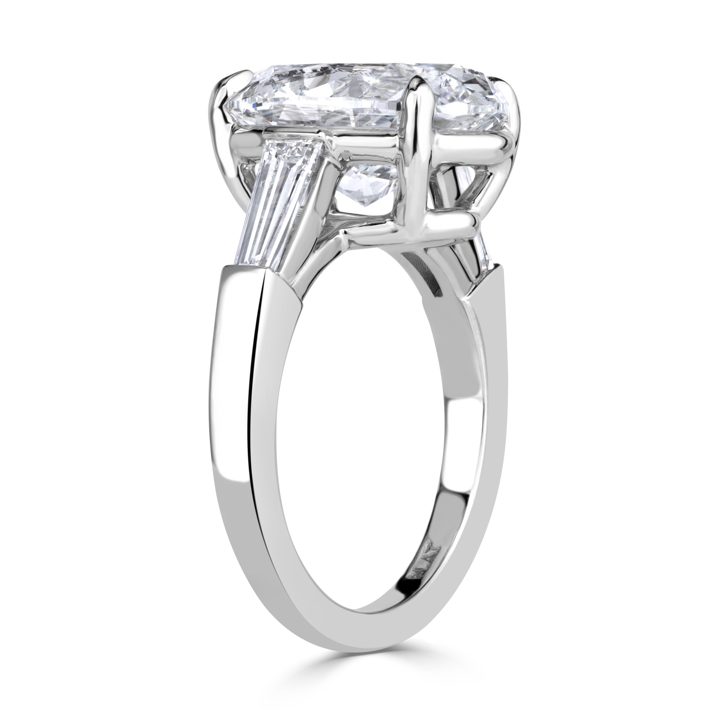 5.57ct Oval Cut Diamond Engagement Ring