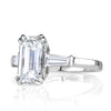 3.76ct Emerald Cut Diamond Engagement Ring