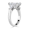 3.76ct Emerald Cut Diamond Engagement Ring