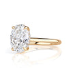 2.28ct Oval Cut Diamond Engagement Ring in 18k Yellow Gold