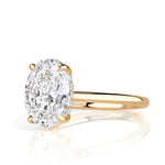 2.28ct Oval Cut Diamond Engagement Ring