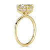 2.10ct Fancy Light Yellow Radiant Cut Diamond Engagement Ring