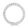 1.35ct Round Brilliant Cut Diamond Knife Edge Eternity Band in 18k White Gold