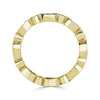 1.80ct Pear Shaped and Round Brilliant Cut Diamond Eternity Band in 18K Yellow Gold