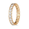 1.38ct Pixel Cut Bezel Set Diamond Eternity Band in 18k Champagne Yellow Gold