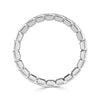 1.38ct Pixel Cut Bezel Set Diamond Eternity Band in Platinum