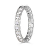 1.38ct Pixel Cut Bezel Set Diamond Eternity Band in Platinum