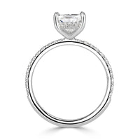 2.53ct Elongated Cushion Cut Diamond Engagement Ring