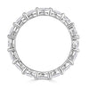 2.00ct Oval Cut Diamond Eternity Band in Platinum