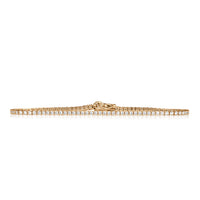 1.63 Round Brilliant Cut Diamond Tennis Bracelet in 14K Yellow Gold
