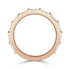 1.04ct Baguette Cut Diamond Band in 18K Rose Gold