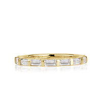 1.04ct Baguette Cut Diamond Band in 18K Yellow Gold