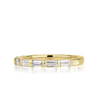 1.04ct Baguette Cut Diamond Band in 18K Yellow Gold