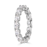2.00ct Oval Cut Diamond East-West Eternity Band in 18K White Gold