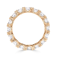 2.00ct Oval Cut Diamond East-West Eternity Band in 18K Champagne Yellow Gold