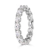 2.00ct Oval Cut Diamond East-West Eternity Band in Platinum