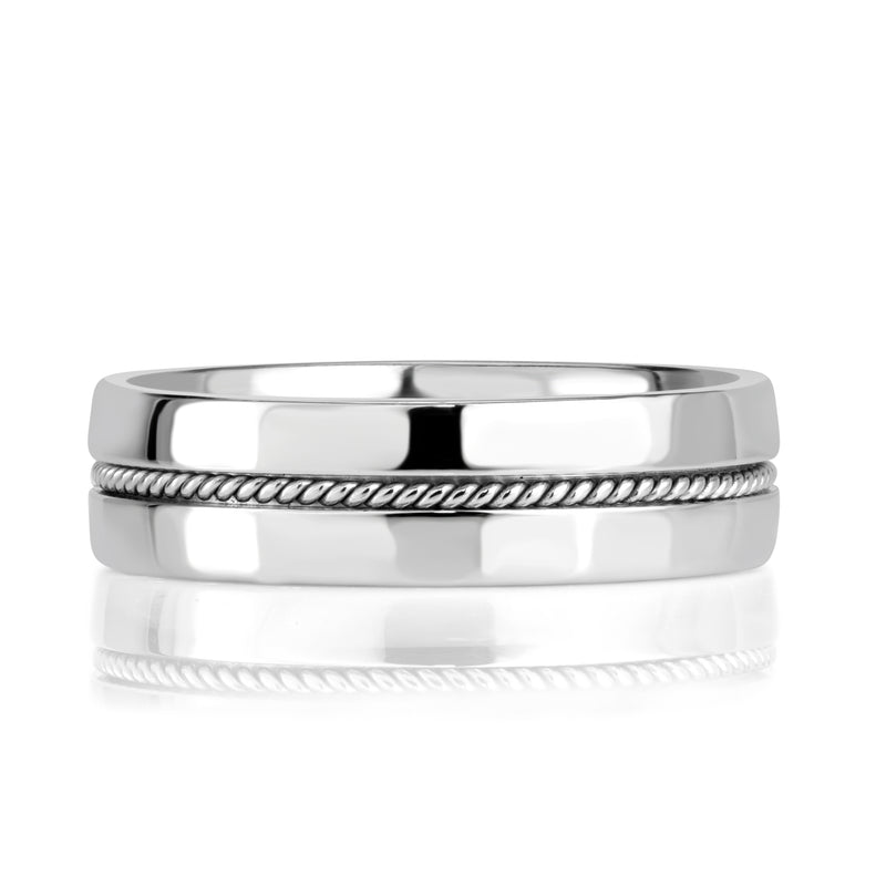 Eternal Rope Men's Wedding Band 6mm – Mark Broumand