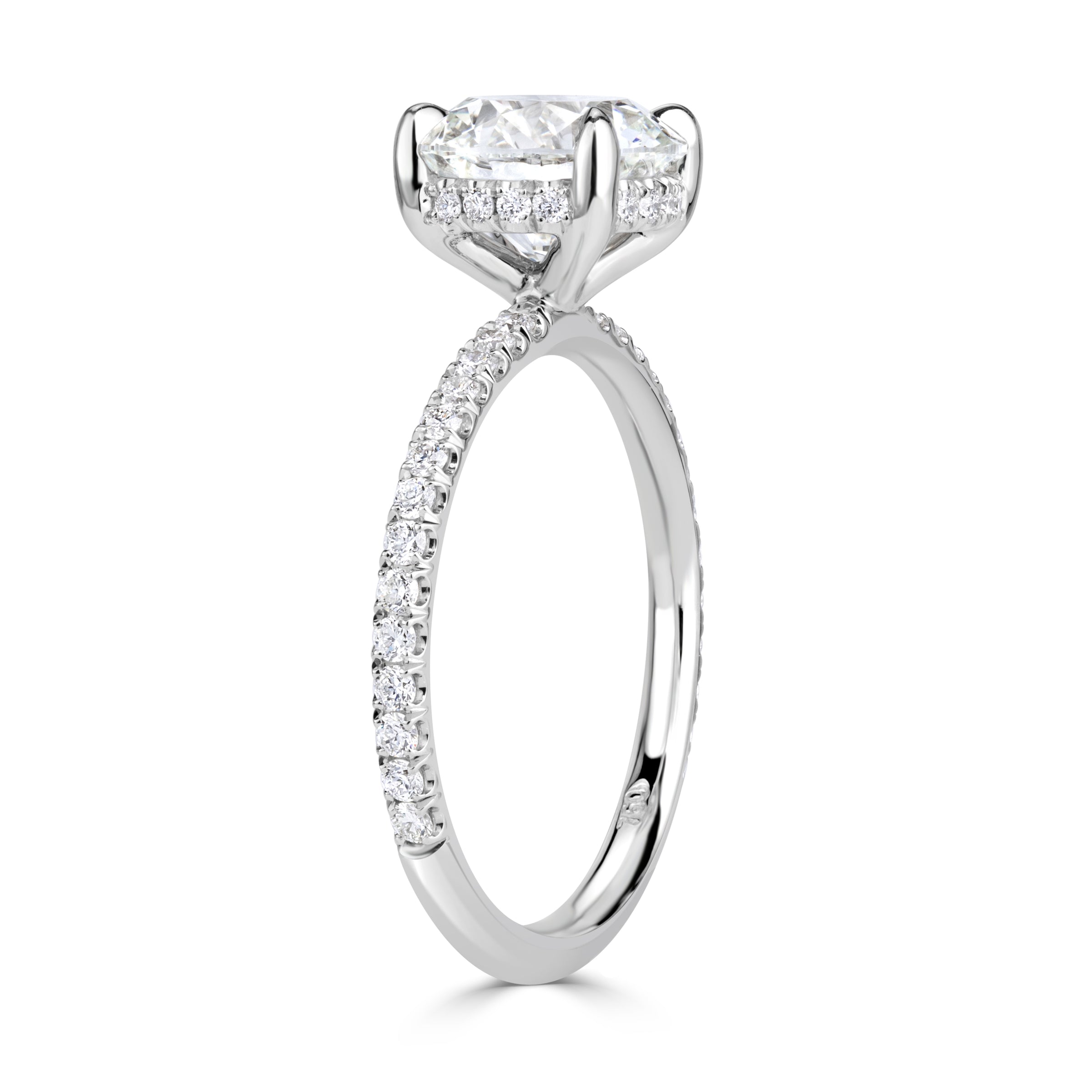 2.59ct Round Brilliant Cut Diamond Engagement Ring