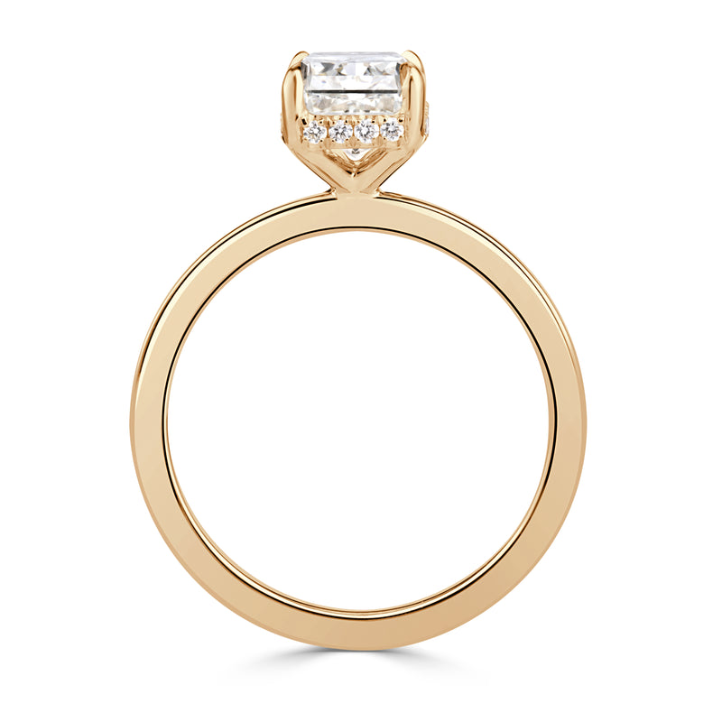 2.11ct Radiant Cut Diamond Engagement Ring