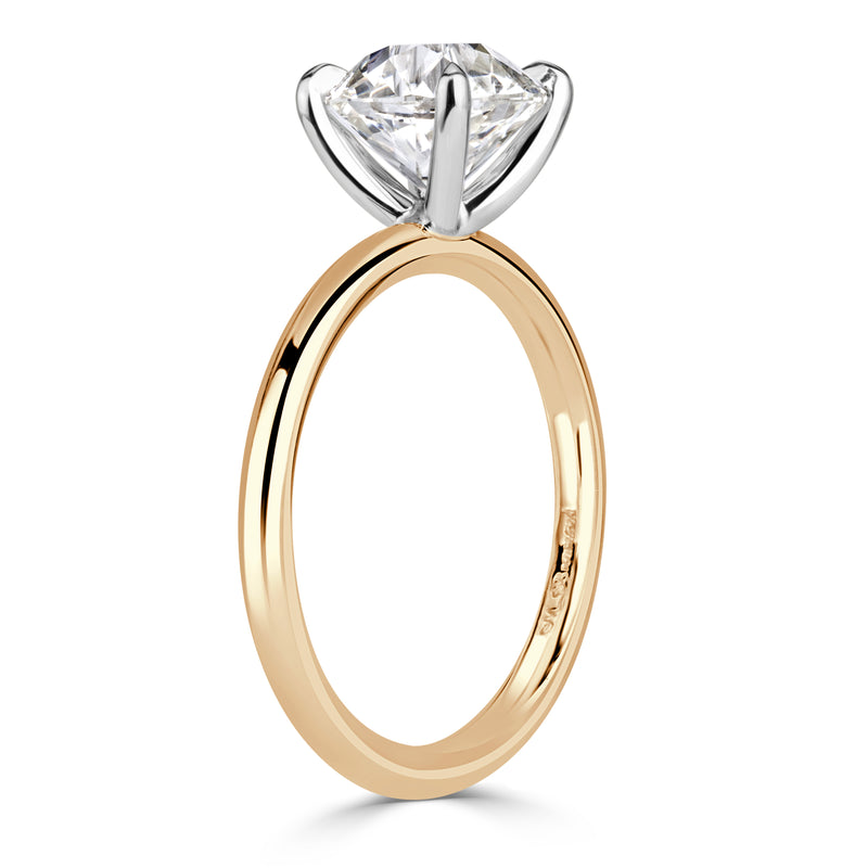 2.25ct Old European Cut Diamond Engagement Ring