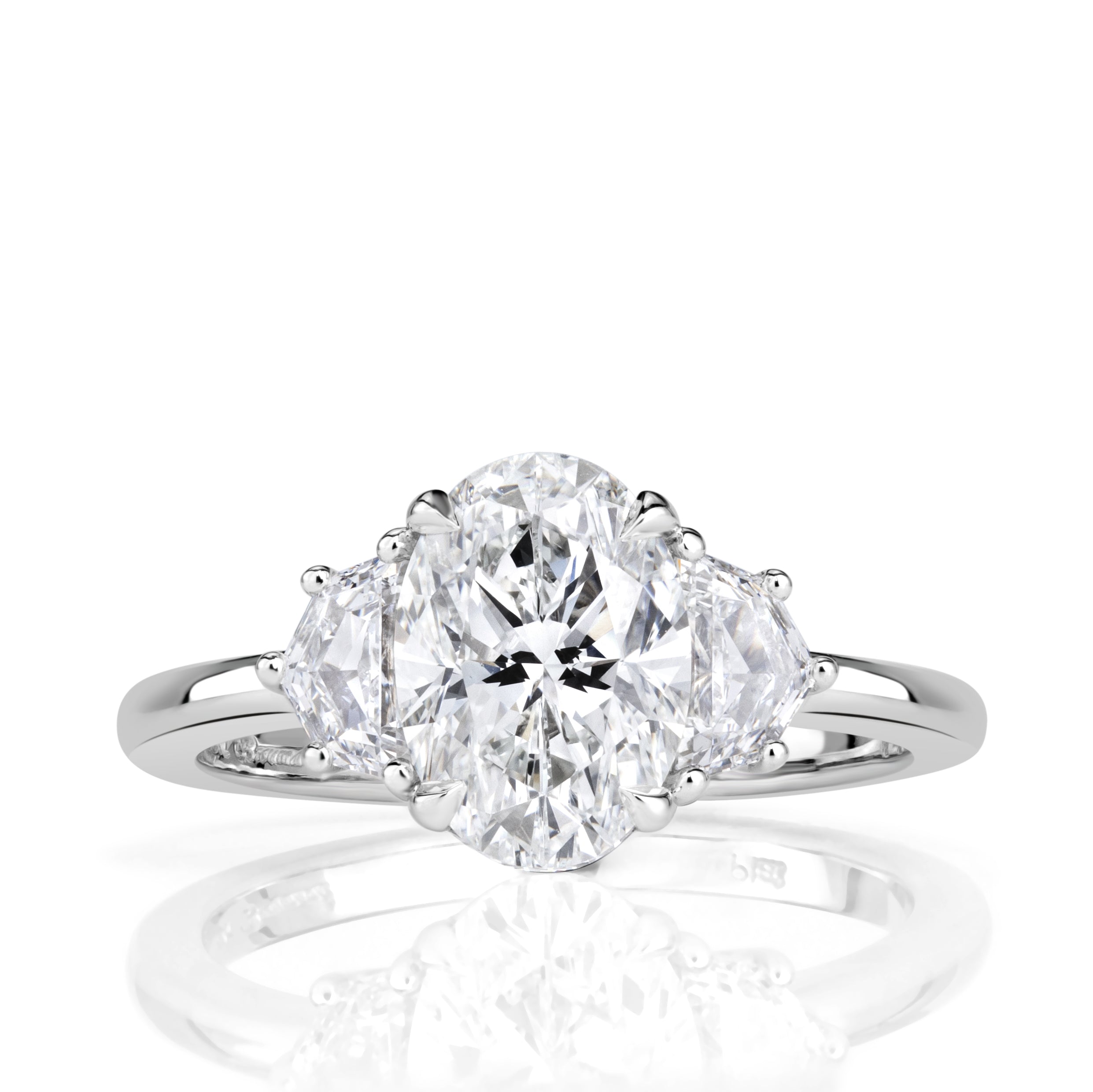2.62ct Oval Cut Diamond Engagement Ring – Mark Broumand