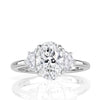 2.62ct Oval Cut Diamond Engagement Ring