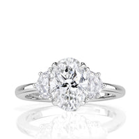 2.62ct Oval Cut Diamond Engagement Ring