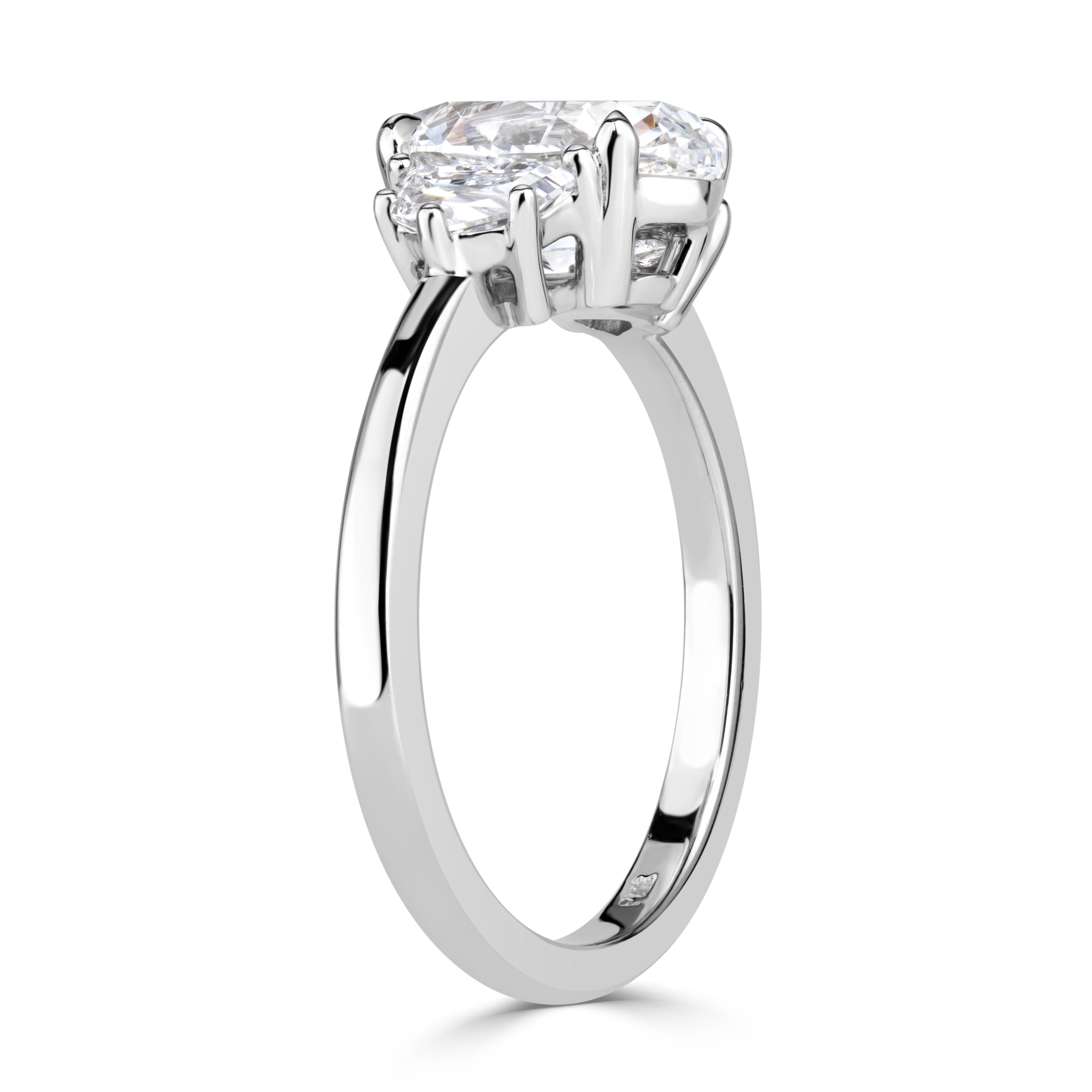 2.62ct Oval Cut Diamond Engagement Ring