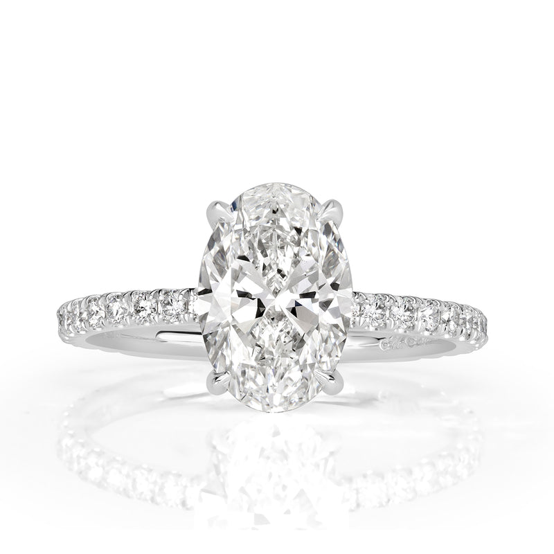 1.91ct Oval Cut Diamond Engagement Ring