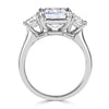 8.15ct Emerald Cut Lab Grown Diamond Engagement Ring