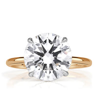 5.15ct Round Brilliant Cut Lab Grown Diamond Engagement Ring