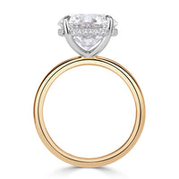 5.15ct Round Brilliant Cut Lab Grown Diamond Engagement Ring