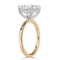 5.15ct Round Brilliant Cut Lab Grown Diamond Engagement Ring