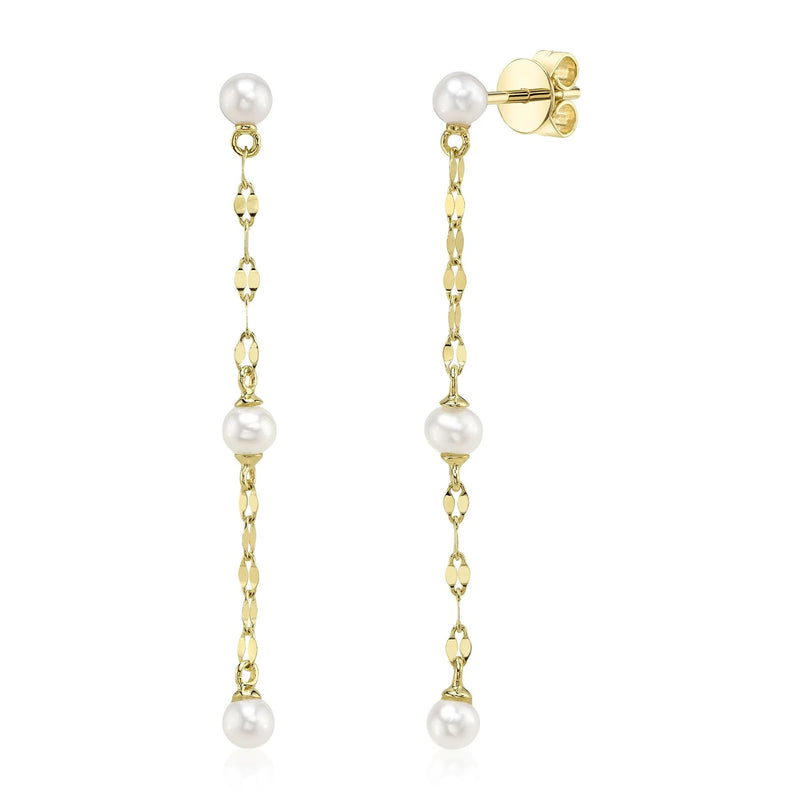 Pearl By the Yard Earrings