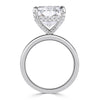 12.66ct Radiant Cut Lab Grown Diamond Engagement Ring