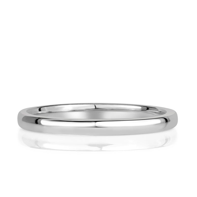 Plain Men's Wedding Band 2mm
