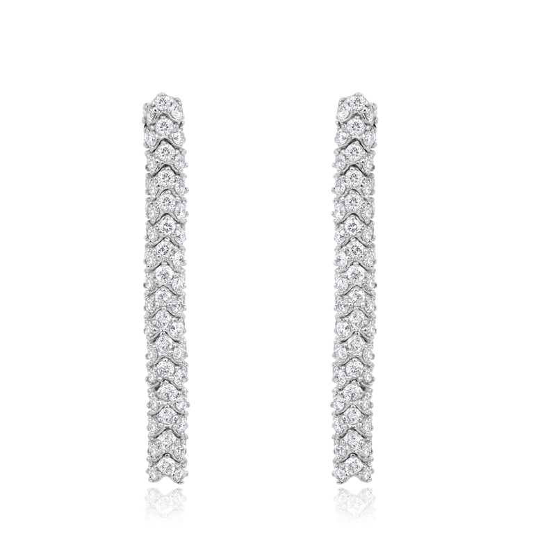 2.35ct Round Brilliant Cut Diamond Earrings