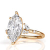 3.43ct Marquise Cut Lab Grown Diamond Engagement Ring