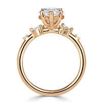 3.43ct Marquise Cut Lab Grown Diamond Engagement Ring