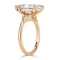 3.43ct Marquise Cut Lab Grown Diamond Engagement Ring