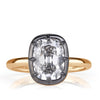 3.08ct Old Mine Cut Lab Grown Diamond Engagement Ring