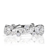 1.70ct Marquise and Round Brilliant Cut Diamond Band
