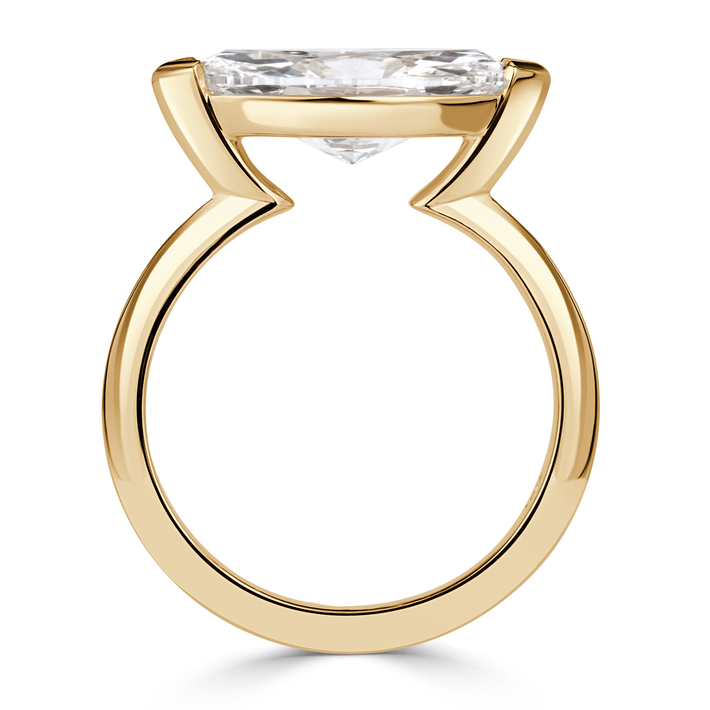 3.01ct Marquise Cut Lab Grown Diamond Engagement Ring