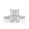 4.95ct Radiant Cut Lab Grown Diamond Engagement Ring