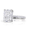 4.95ct Radiant Cut Lab Grown Diamond Engagement Ring