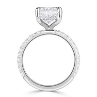 4.95ct Radiant Cut Lab Grown Diamond Engagement Ring