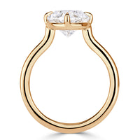 5.71ct Moval Cut Lab Grown Diamond Engagement Ring